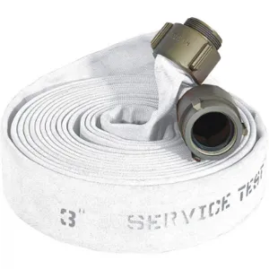 ARMORED TEXTILES G52H3HDW100 Attack Line Fire Hose 100 Feet White | AF7BAJ 20TP21