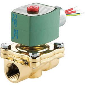 ASCO VALVES 8210G056 Solenoid Valve, Brass, Normally Closed, 1-1/2 Inch Pipe Size | AE8LXK 6DYN3