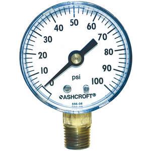 ASHCROFT 20W1005PH02L100# Manometerdruck 0 bis 100 psi 2 Zoll | AH3QUL 33HP89