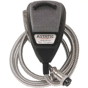 ROADPRO 302-10001SE CB Mic with SS Cord Silver Cord 4 Pin | AH8YUP 39CJ33