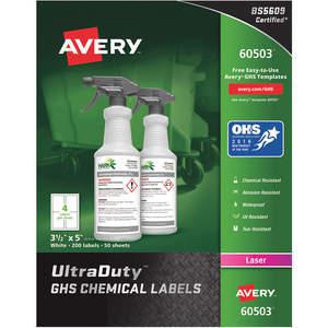 AVERY 60503 GHS Chemikalienetikettenlaser PK200 | AH8TBM 38YV45