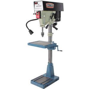 BAILEIGH INDUSTRIAL DP-15VSF Floor Drill Press, Belt, 110 VAC, Variable Speed, 400 RPM 5000 RPM, 1 hp | CN9AVL 36HZ85