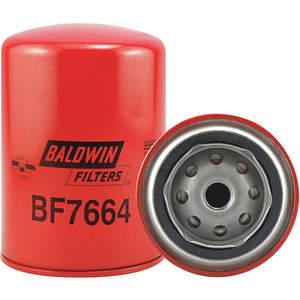 BALDWIN FILTERS BF7664 Fuel Filter Spin-on 5 3/8 Inch Length | AC2XJG 2NVE8