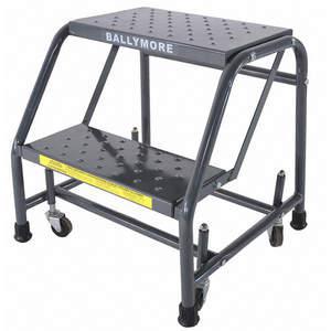 BALLYMORE 218P Rolling Ladder Steel 19 Inch Height | AF4WBD 9MC43