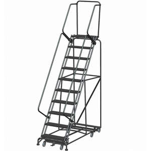 BALLYMORE WA103214P Lockstep Rolling Ladder Steel 100 Inch Height | AF6BWV 9WDN1