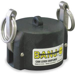 BANJO FITTINGS 200CAP Cam And Groove Dust Cap, 2 Inch, Polypropylene | AA9KNV 1DPN7