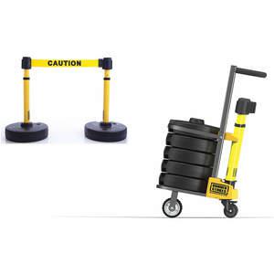 BANNER STAKES PL4001 Plus Barricade System Yellow Caution | AG2NRY 31XF73