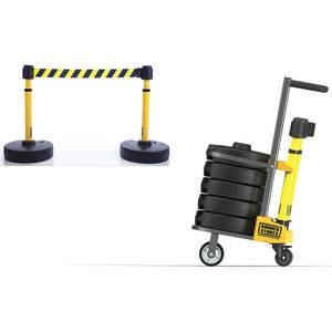 BANNER STAKES PL4008 Plus Barricade Yellow With Black Stripes | AG2PEU 31XF80