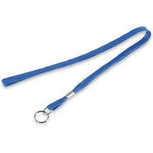 BATTALION 2XKJ2 Flat Neck Cord Blue 5/16 Inch - Pack Of 10 | AC3YAY
