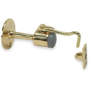 BATTALION 5U611 Hook-style Door Holder 2 Inch Bright Brass | AE6MQH
