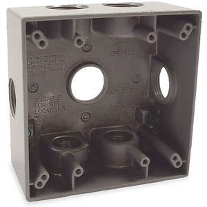 BELL ELECTRICAL SUPPLY 5346-0 Weatherproof Box 3/4 Inch Hub 7 Inlets | AB9HHW 2DCV9