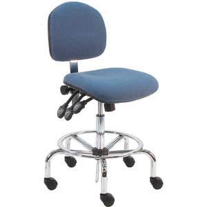 BENCHPRO LCT-F-WW-BLUE Task Chair 450 Lb Blue Chrome Steel | AF8LMW 28AD60