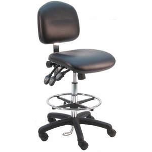 BENCHPRO LNT-DCR-WW-BLACK Ergonomic Chair Vinyl Black | AH2GTJ 28AD94
