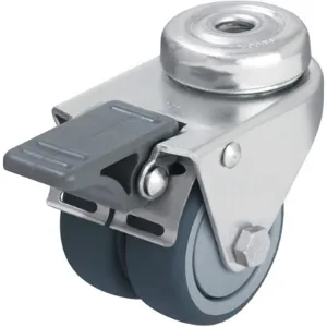 BLICKLE LMDA-TPA 75K-FI-FK Dual Wheel Swivel Stem Caster with Brake | AB6VTH 22M998