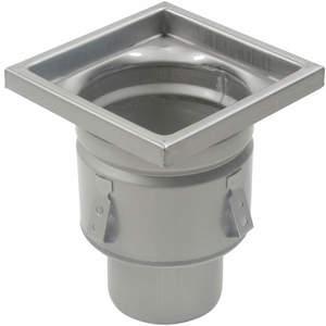 BLUCHER BFD-324 Floor Drain With 8 Inch Square Top 4 In | AA3WNH 11X362