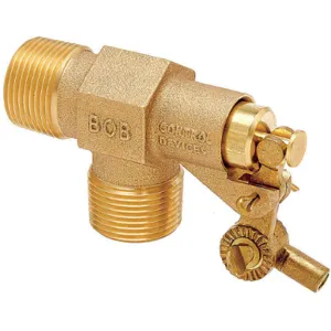 BOB VALVE R400-3/4-LF Float Valve 3/4 Inch Lead-free Brass Pipe Mount | AF9TTK 30UN52