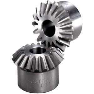 BOSTON GEAR L127Y Gehrungsgetriebe, 12 Durchmesserteilung, 20 Grad. Druckwinkel, 1:1 R, 18 Zähne, Stahl | AC2LQU 2L014