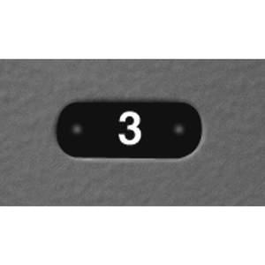 BRADLEY LENOXNUMBERS Nummernschild B 1 5/8 Zoll H 1/2 Zoll Schwarz | AC4DML 2YV64