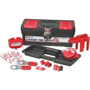 BRADY 104794 Portable Lockout Kit Electrical/valve Black | AA7HAA 15Y578