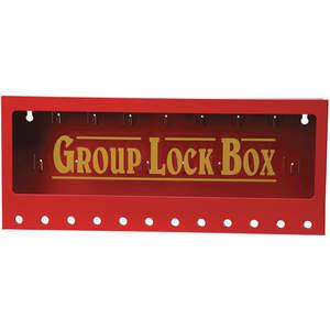 BRADY 105715 Group Lockout Box 12 Locks Max Red | AD2YNQ 3WPH3