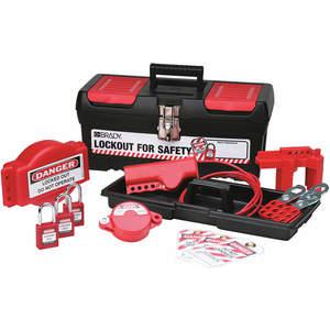 BRADY 105958 Tragbarer Lockout-Kit gefüllter Ventil-Werkzeugkasten | AA7GZW 15Y573