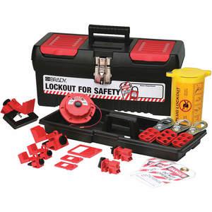 BRADY 105960 Portable Lockout Kit Black Electrical 15 | AA7GZL 15Y564