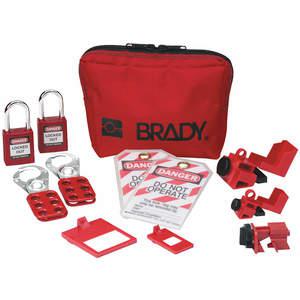 BRADY 105967 Portable Lockout Kit Filled Electrical 12 | AB3GKR 1TAC5