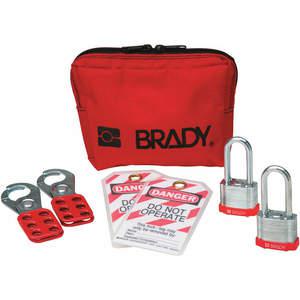 BRADY 105970 Tragbares Lockout-Kit gefüllt 7 | AA7GZP 15Y567