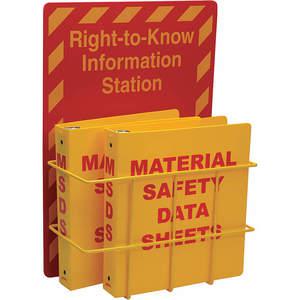 BRADY 106344 Right - Know Compliance Center Polystyrene | AF7APU 20TJ10