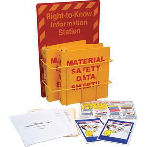 BRADY 106345 Right - Know Compliance Center Polystyrene | AF7APV 20TJ11