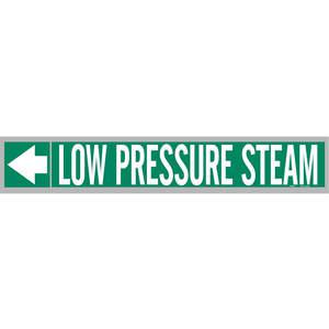 BRADY 109443 Pipe Marker Low Pressure Steam White Length | AH4ZRF 35TJ38