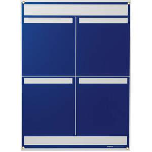 BRADY 114611 Lean Metric Board 25 Inch x 34.25in Blue | AA7HPR 15Y906
