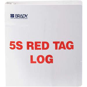 BRADY 122052 Red Tag Binder | AD4DBQ 41F344