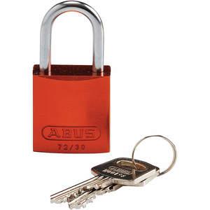 BRADY 133274 Vorhängeschloss mit Schlüssel, verschiedene Schlüssel, Aluminium | AF8BKE 24UY56