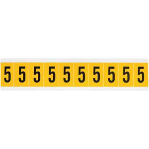 BRADY 1530-5 Nummernschild 5 1-1/2 Zoll Höhe x 7/8 Zoll Breite Vinyl | AH3JHN 32ME45