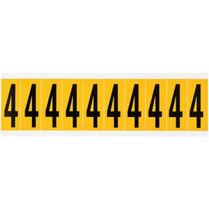 BRADY 1534-4 Nummernschild 4 2-1/4 Zoll Höhe x 7/8 Zoll Breite Vinyl | AH3JJV 32ME74