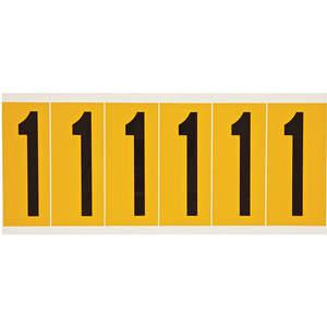 BRADY 1550-1 Number Label Character1 6 Label Markers | AH2BYJ 24UY98