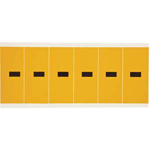 BRADY 1550-DSH Zahlen und Buchstaben Strich schwarz auf gelb | AA6RBX 14R047