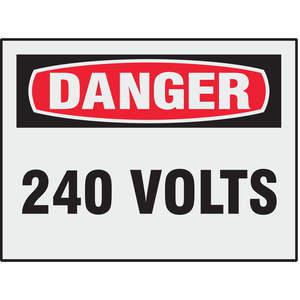 BRADY 21002LS Danger Label 5 Inch Width 3-1/2 Inch H Pk 8 | AD3ABK 3XDU5