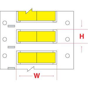 BRADY HX-750-150-YL-2 Wire Marker Wire Sleeve PermaSleeve(R) | AH2TLC 30DH27