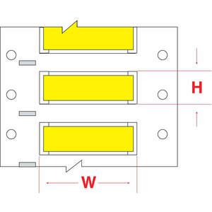 BRADY HX-1500-150-YL Kabelmarkierungskabelhülse PermaSleeve(R) | AH2TMP 30DH61