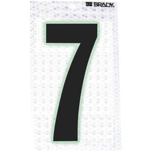 BRADY 3000-7 Ultra Reflective Numbers 7 - Pack Of 10 | AA6REL 14R107