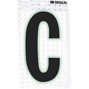 BRADY 3010-C Ultra Reflective Letter C - Pack Of 10 | AA6RGF 14R148