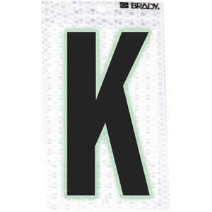 BRADY 3010-K Ultra Reflective Letter K - Pack Of 10 | AA6RGP 14R156