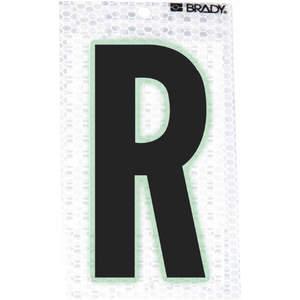 BRADY 3010-R Ultra Reflective Letter R - Pack Of 10 | AA6RGX 14R163