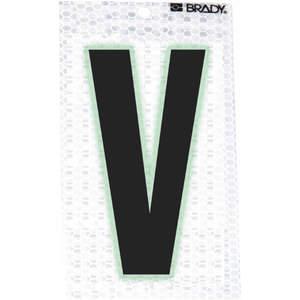 BRADY 3010-V Ultra Reflective Letter V - Pack Of 10 | AA6RHB 14R167