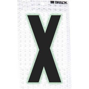 BRADY 3020-X Ultra Reflective Numbers x 6 Inch H - Pack Of 10 | AA6RJT 14R206