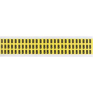 BRADY 3410-B Buchstabenetikett B 1/2 Zoll Höhe x 11/32 Zoll Breite Vinyl | AH3JMU 32MF43