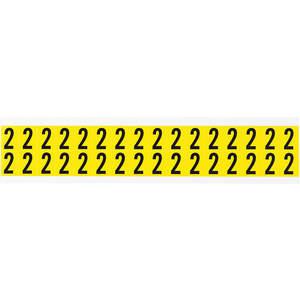 BRADY 3420-2 kardierte Zahlen und Buchstaben 2 – 32er-Pack | AD9JPP 4T696