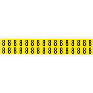 BRADY 3420-8 kardierte Zahlen und Buchstaben 8 – Packung mit 32 Stück | AD9JPW 4T702